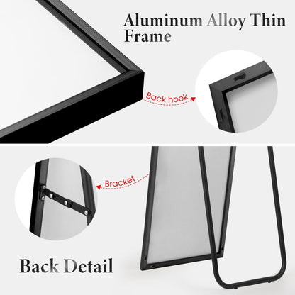 Specchio a figura intera, specchio da parete di grandi dimensioni, specchio a figura intera