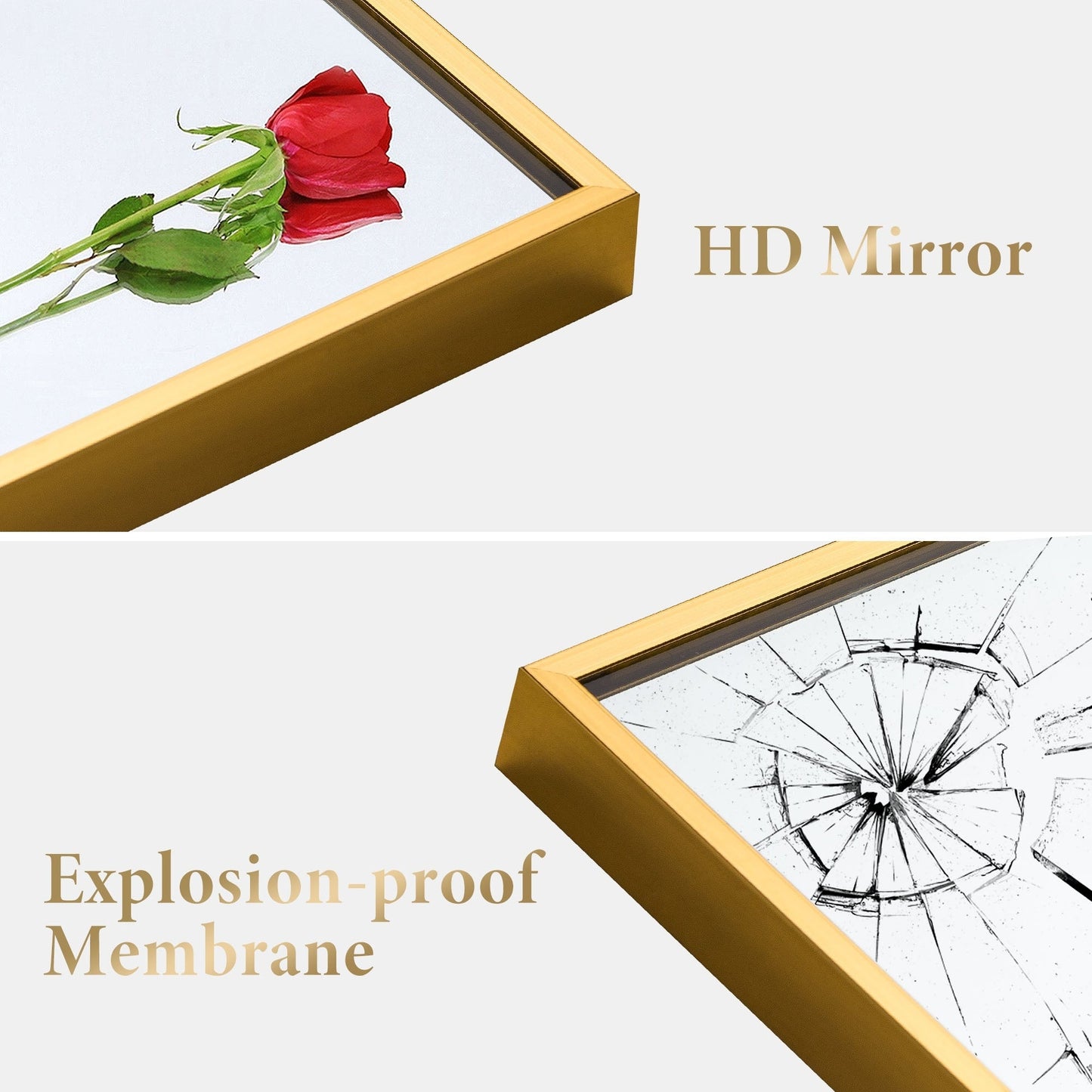 Specchio a figura intera, specchio da parete di grandi dimensioni, specchio a figura intera