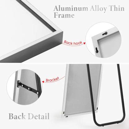 Specchio a figura intera, specchio da parete di grandi dimensioni, specchio a figura intera