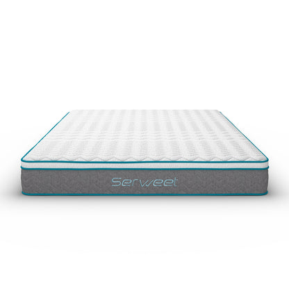 Materasso matrimoniale, materasso spesso 12 pollici, materasso ibrido, materasso spedito in una scatola