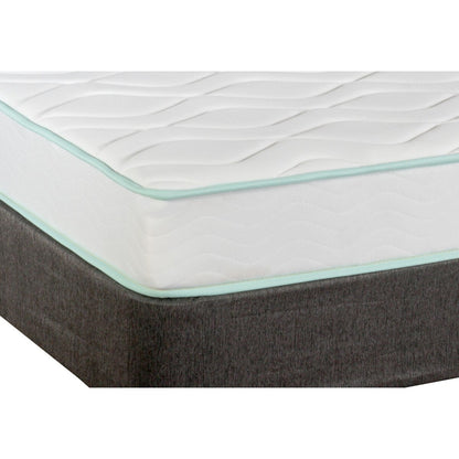 Materasso ibrido a molle medie, formato standard, 6 molle in acciaio temperato ad alta resistenza, traspirabilità