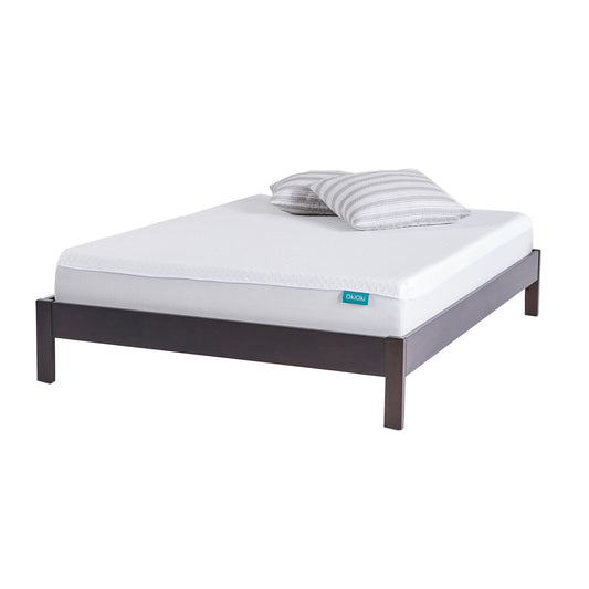 Materasso ibrido full size con supporto medio-rigido, schiuma bianca da 11 pollici