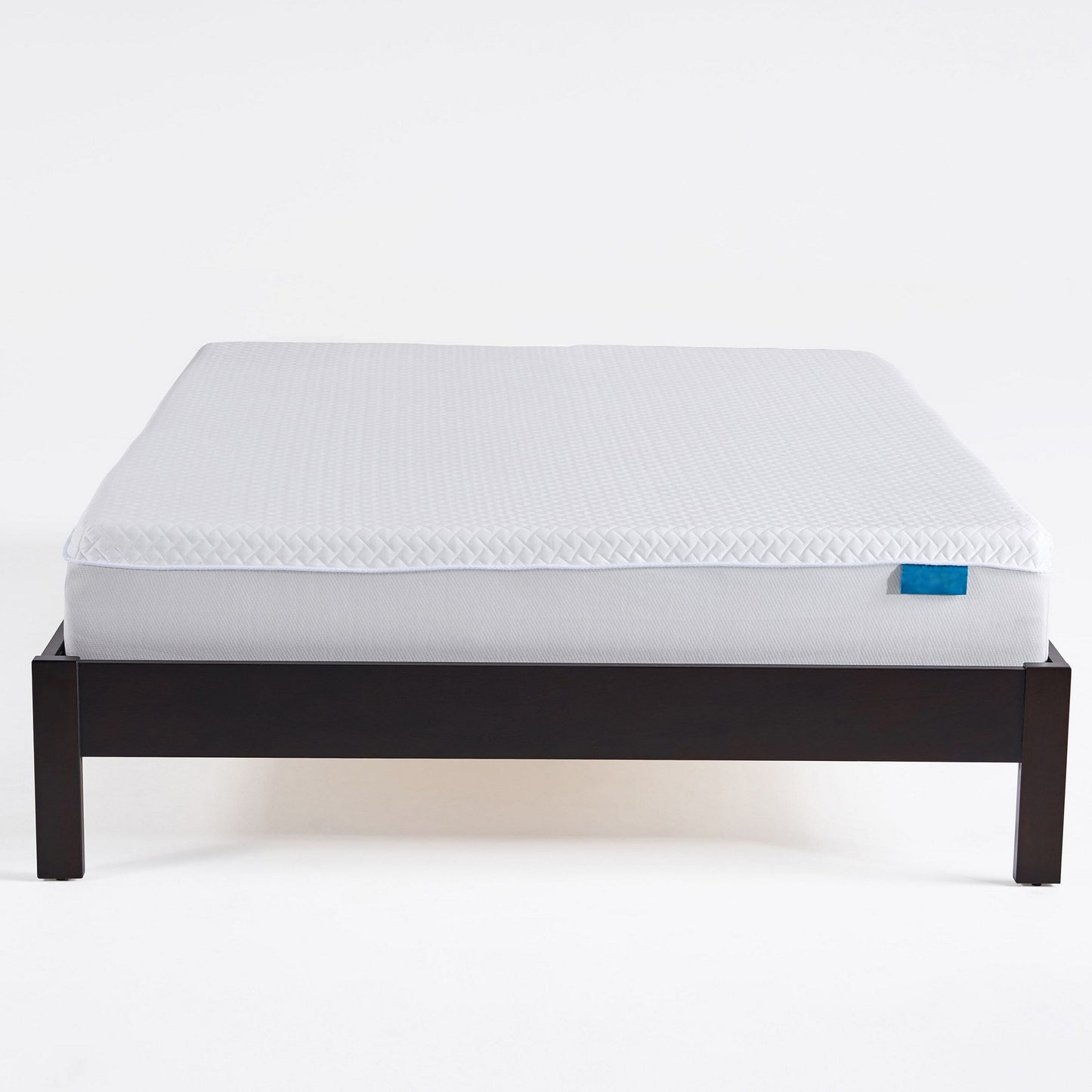 Materasso matrimoniale con livello di supporto medio-rigido, schiuma bianca da 10 pollici