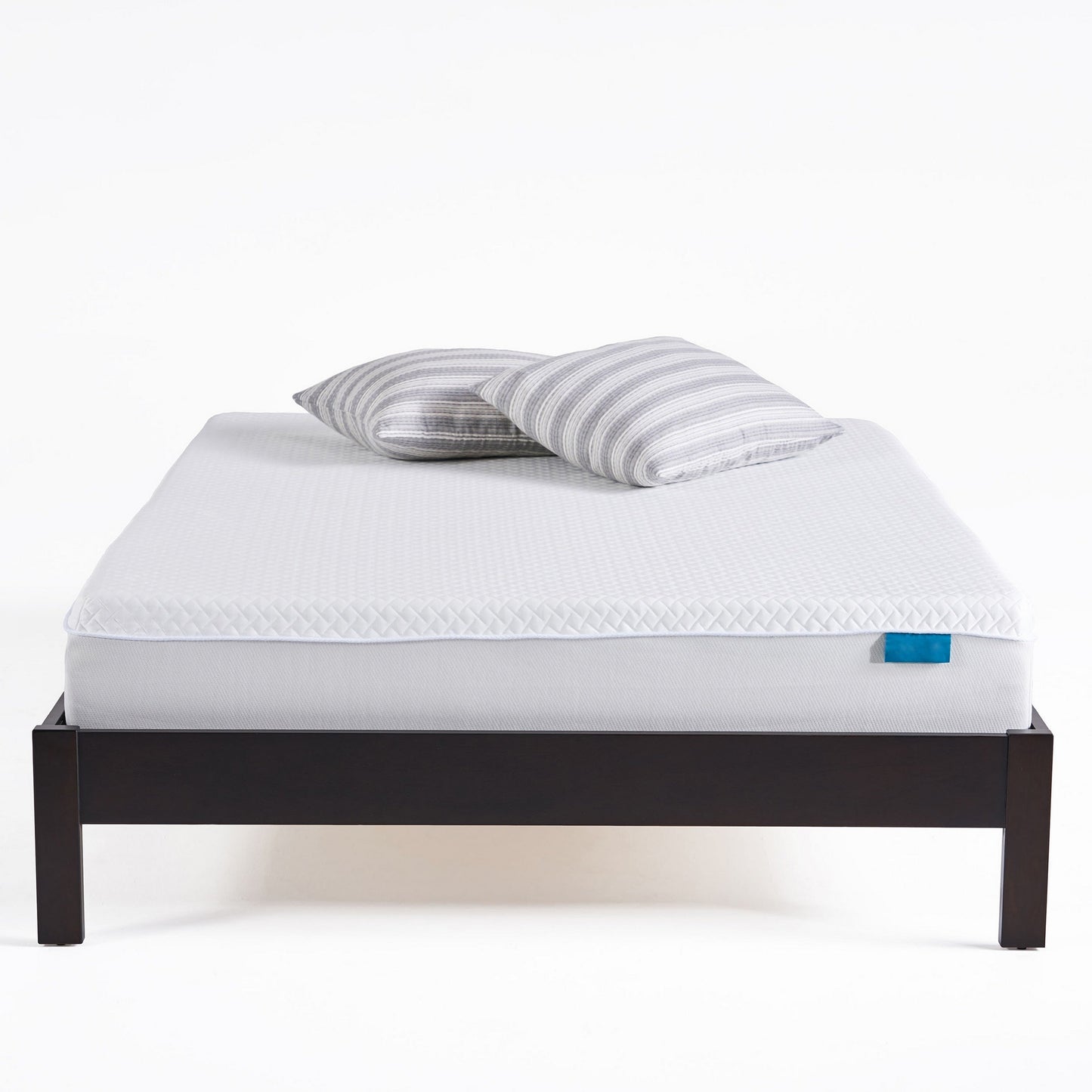 Materasso matrimoniale con livello di supporto medio-morbido, schiuma bianca da 10 pollici