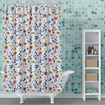 Tenda da doccia moderna e divertente in vinile PEVA stampato 72x72 in stili colorati