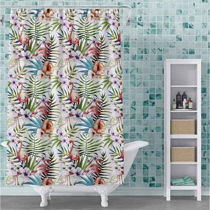 Tenda da doccia moderna e divertente in vinile PEVA stampato 72x72 in stili colorati