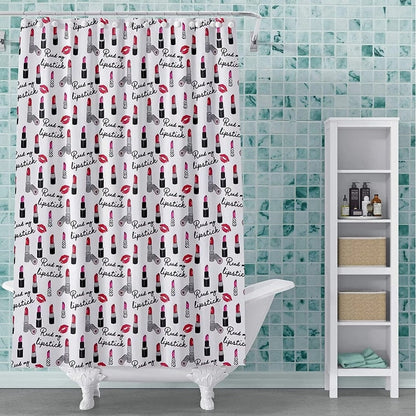 Tenda da doccia moderna e divertente in vinile PEVA stampato 72x72 in stili colorati