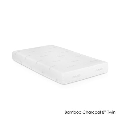 Materasso in memory foam infuso di carbone di bambù Furinno HSleep da 8 pollici per letto singolo