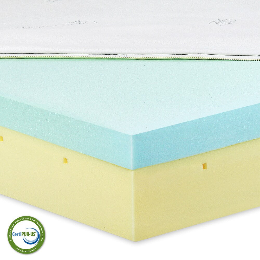 Materasso in memory foam gel Furinno HSleep Luxury da 6 pollici per letto singolo
