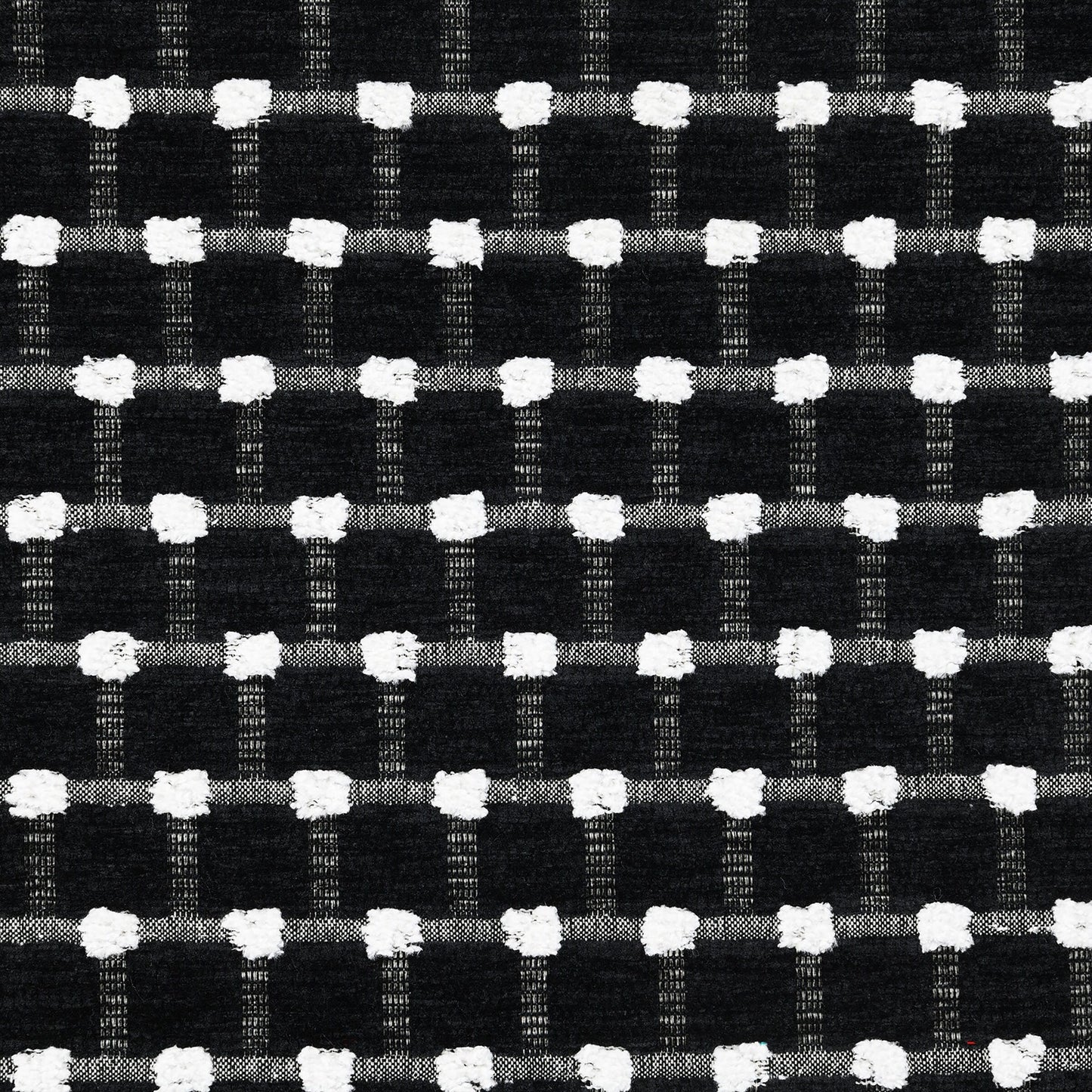 Divano Anastasia in ciniglia bianca con cuscini decorativi di Furniture of America