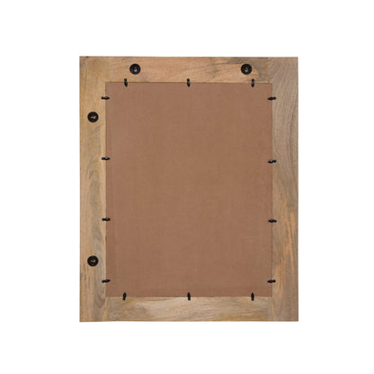 Specchio da parete in legno massello naturale rustico Carina di Furniture of America