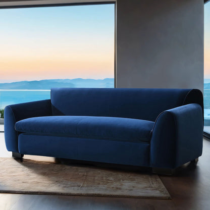 Divano moderno in stile panca Corwin di Furniture of America con tessuto certificato OEKO TEX