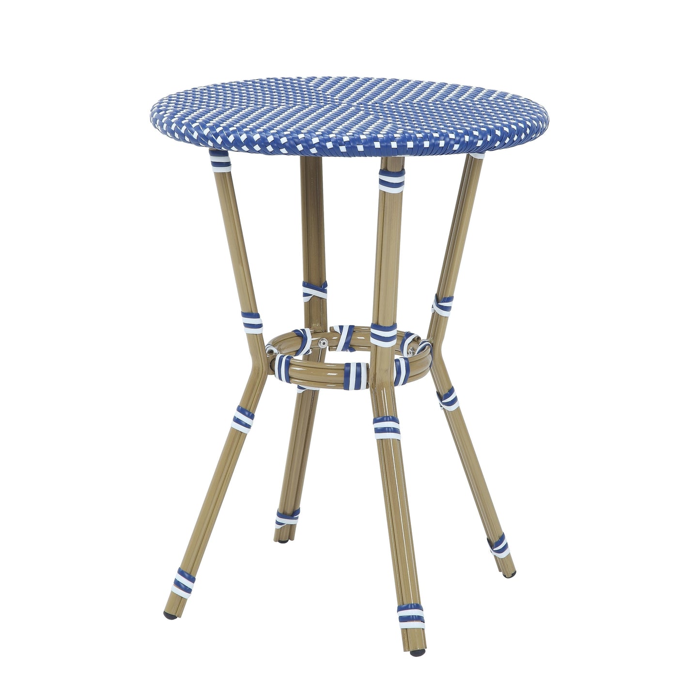 Set da bistrot da esterno in alluminio Courtnie French Country da 3 pezzi di Furniture of America