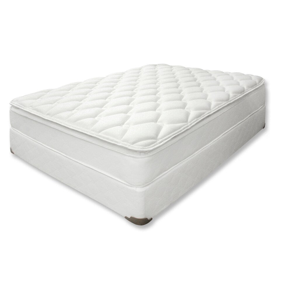 Materasso a molle Pillow Top Dreamax California King-size da 11,5 pollici di Furniture of America - Bianco