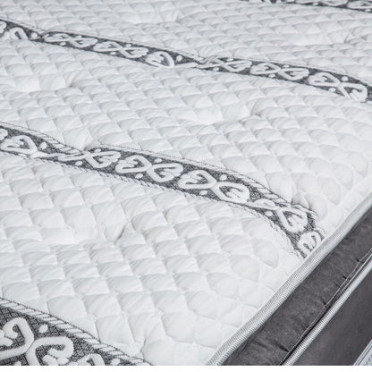 Materasso ibrido in gel con cuscino superiore da 18 pollici, modello Englander di Furniture of America