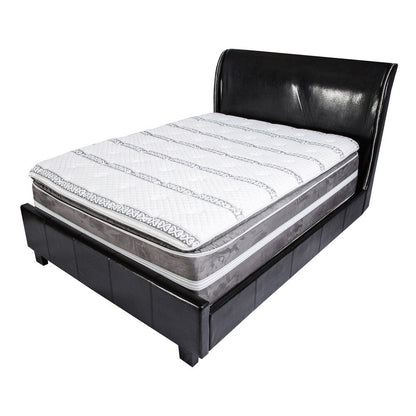 Materasso ibrido in gel con cuscino superiore da 18 pollici, modello Englander di Furniture of America