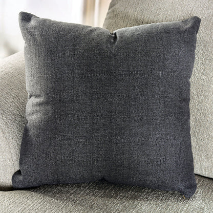 Divano Frane Transitional Beige Chenille imbottito con cuscino a T di Furniture of America