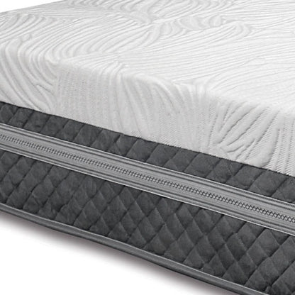 Materasso in schiuma matrimoniale da 12 pollici Nivo Modern White di Furniture of America