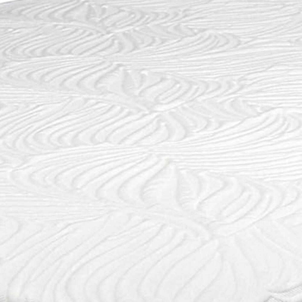 Materasso in schiuma matrimoniale da 12 pollici Nivo Modern White di Furniture of America