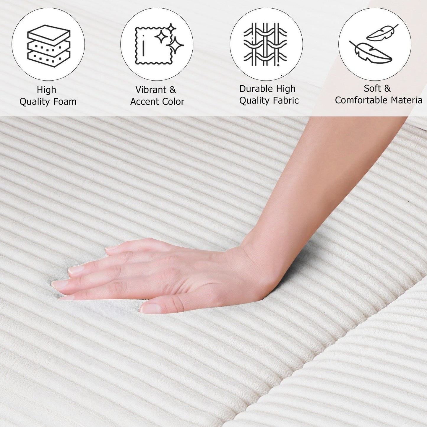 74 divani per soggiorno, divani a due posti in velluto a coste, divano piccolo con 2 cuscini, divano facile da montare per piccoli spazi