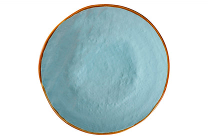 Mediterraneo - Piatto Dessert in Gres Turchese