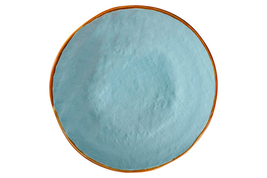 Mediterraneo - Piatto Dessert in Gres Turchese