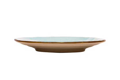 Mediterraneo - Piatto Dessert in Gres Turchese