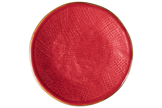 Mediterraneo - Piattino Piccolo Rotondo 14Cm Rosso