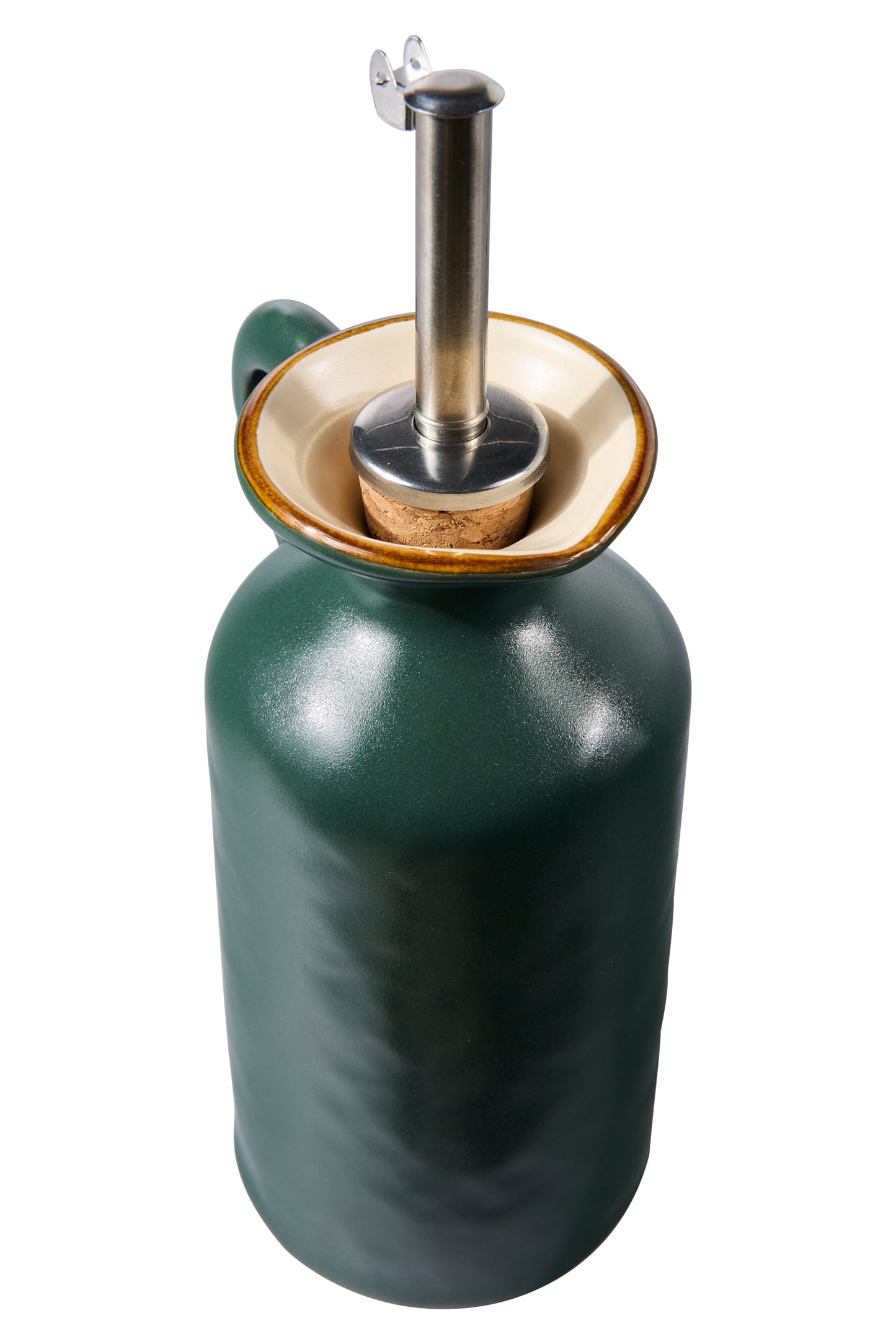 Mediterraneo - Bottiglia Olio Con Dosatore Verde