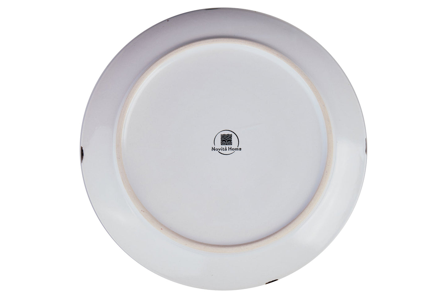 Sapore Di Mare - Piattino Dessert Bianco Ancora Blu