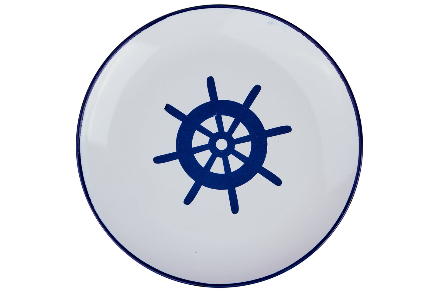 Sapore Di Mare - Piattino Dessert Bianco Timone Blu
