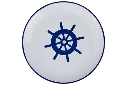 Sapore Di Mare - Piattino Dessert Bianco Timone Blu