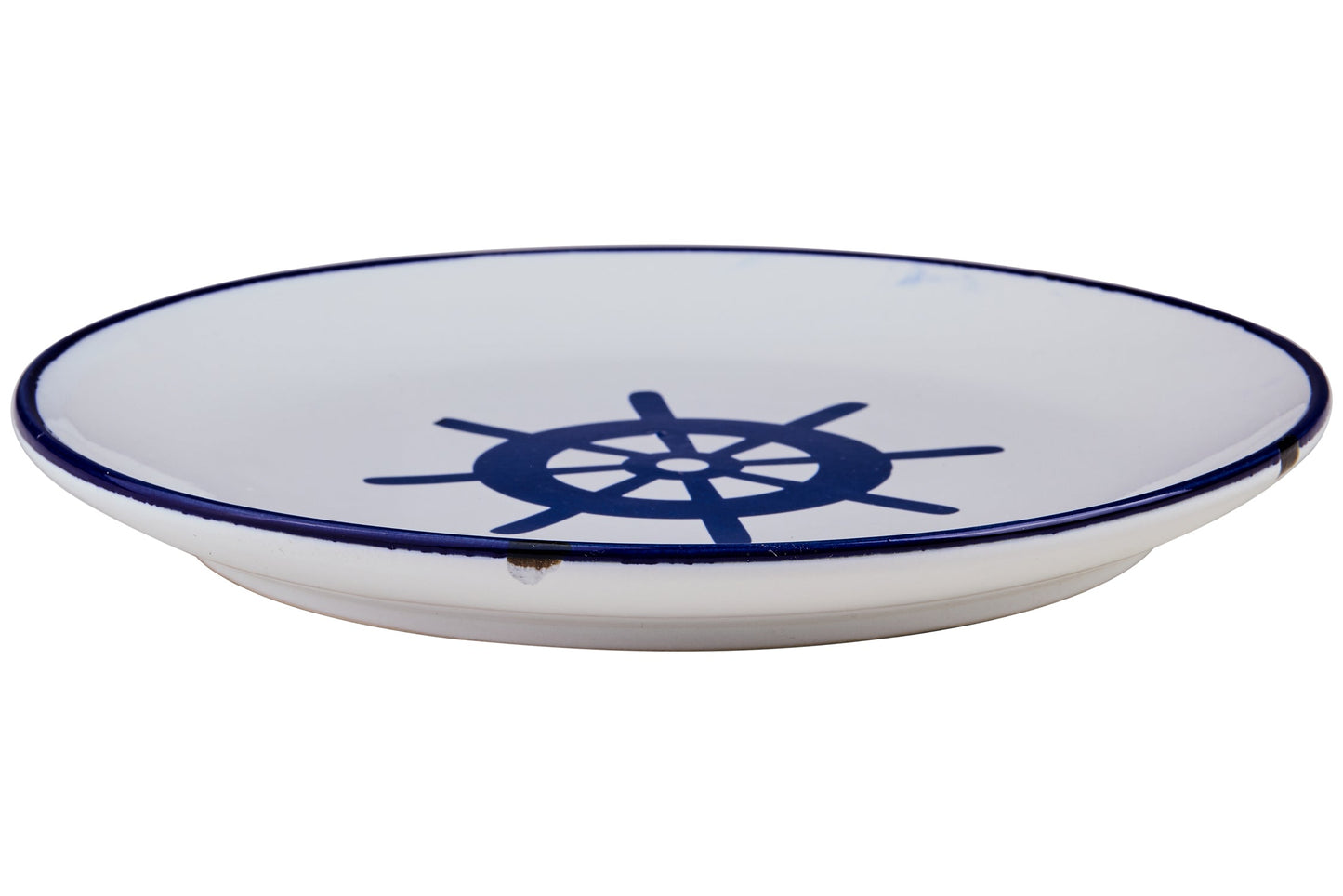 Sapore Di Mare - Piattino Dessert Bianco Timone Blu