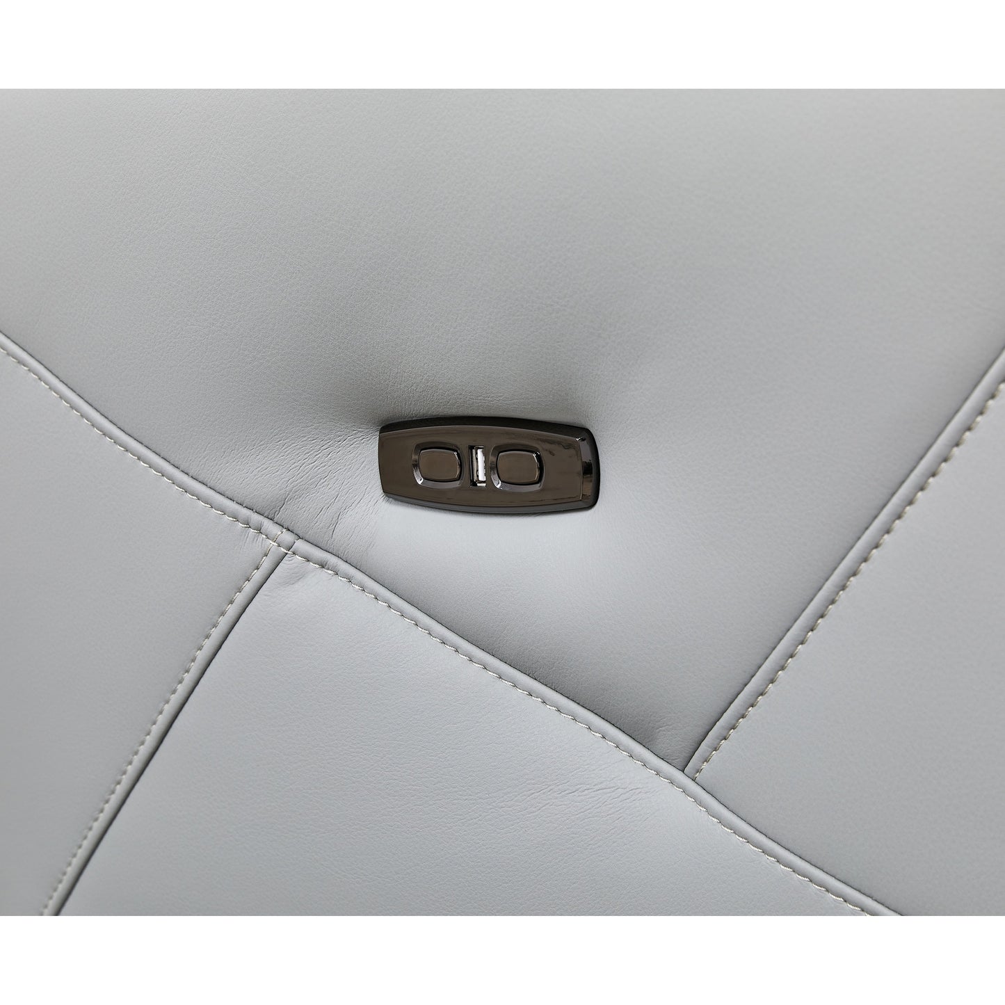 Christopher Knight Home - Poltrona reclinabile Alexander Plush in similpelle con poggiatesta e poggiapiedi regolabili, girevole a 360 gradi