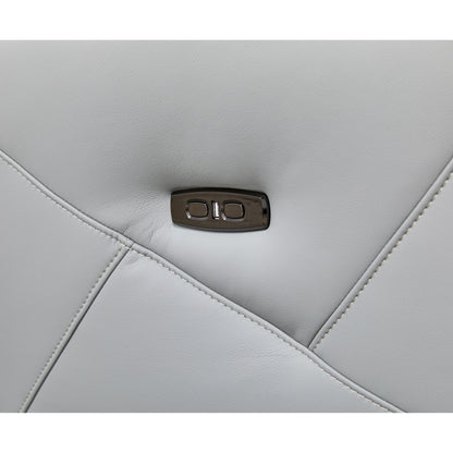 Christopher Knight Home - Poltrona reclinabile Alexander Plush in similpelle con poggiatesta e poggiapiedi regolabili, girevole a 360 gradi