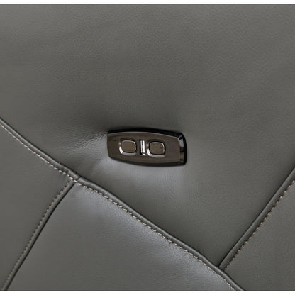 Christopher Knight Home - Poltrona reclinabile Alexander Plush in similpelle con poggiatesta e poggiapiedi regolabili, girevole a 360 gradi