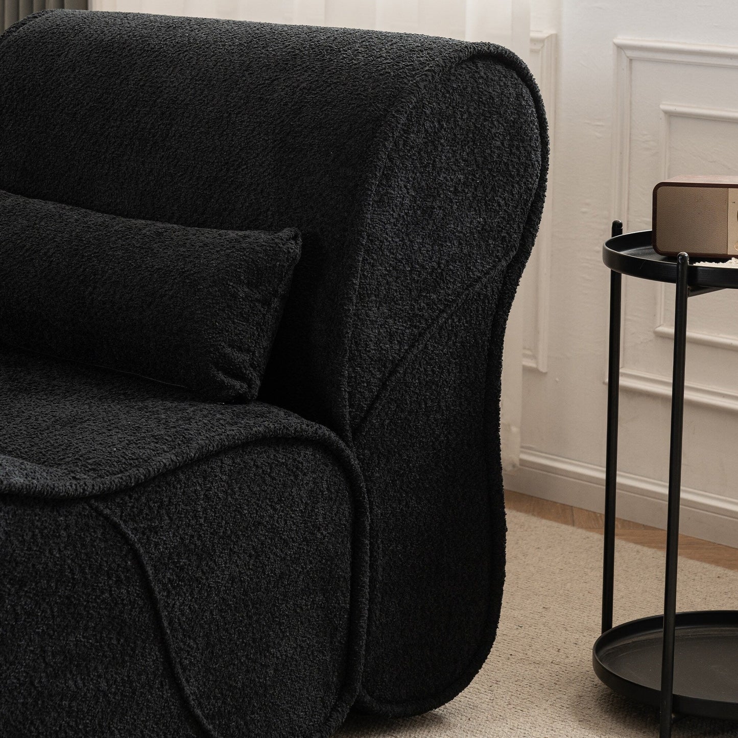 GDFStudio - Poltrona reclinabile in tessuto Amelia Timeless con design ergonomico e cuscini coordinati