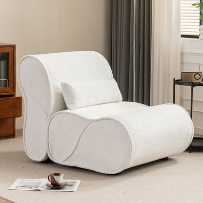 GDFStudio - Poltrona reclinabile in tessuto Amelia Timeless con design ergonomico e cuscini coordinati