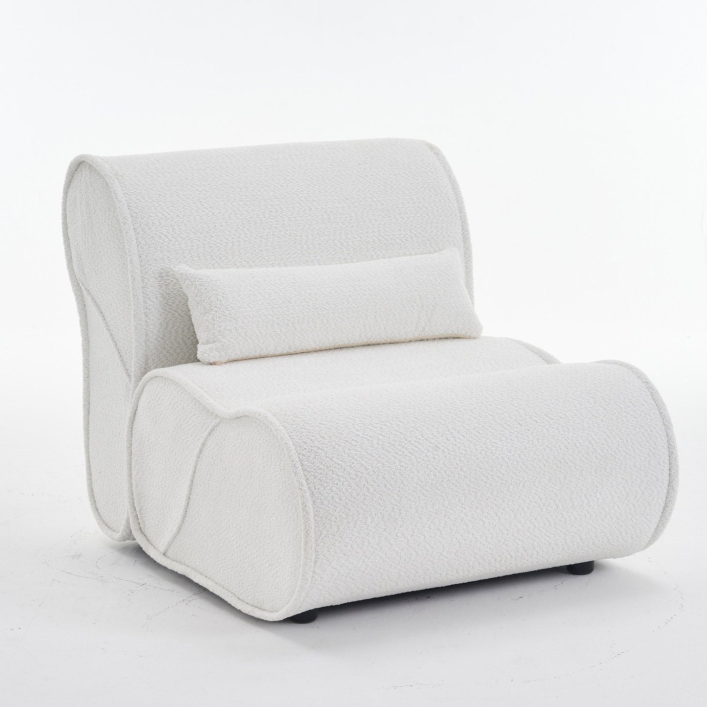 GDFStudio - Poltrona reclinabile in tessuto Amelia Timeless con design ergonomico e cuscini coordinati