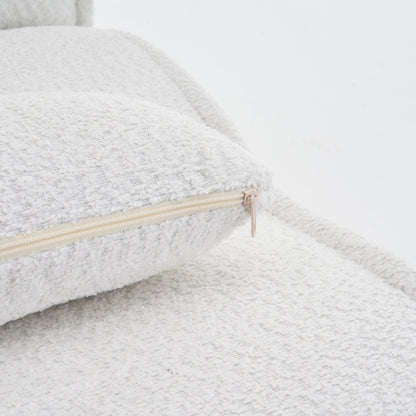 GDFStudio - Poltrona reclinabile in tessuto Amelia Timeless con design ergonomico e cuscini coordinati