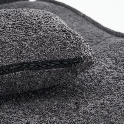 GDFStudio - Poltrona reclinabile in tessuto Amelia Timeless con design ergonomico e cuscini coordinati