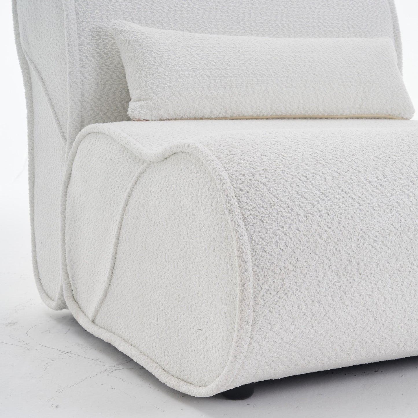 GDFStudio - Poltrona reclinabile in tessuto Amelia Timeless con design ergonomico e cuscini coordinati