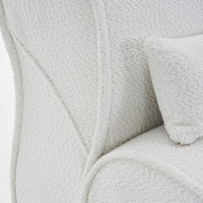 GDFStudio - Poltrona reclinabile in tessuto Amelia Timeless con design ergonomico e cuscini coordinati