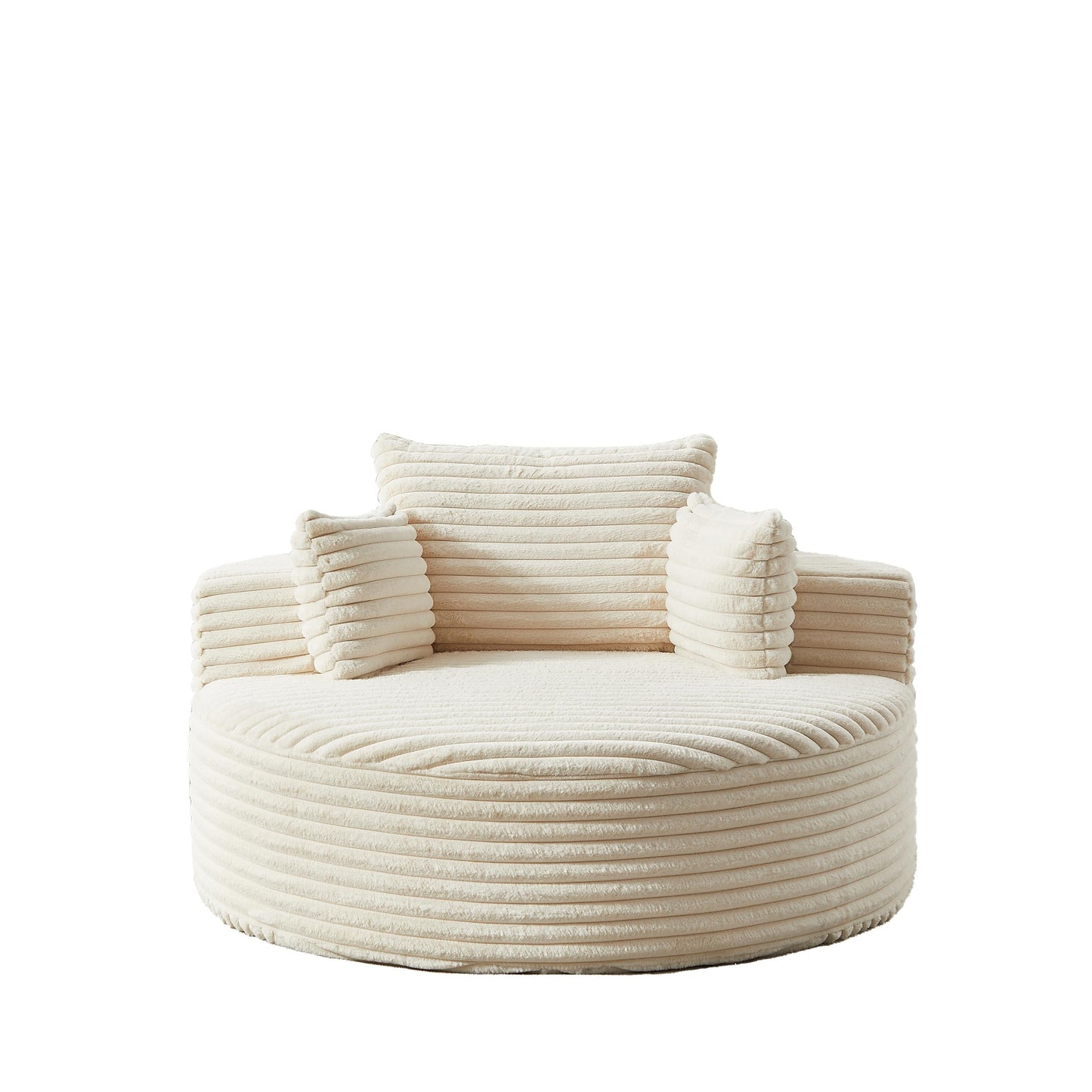 GDFStudio - Divano reclinabile singolo in velluto a coste Emberwood