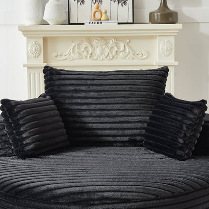 GDFStudio - Divano reclinabile singolo in velluto a coste Emberwood