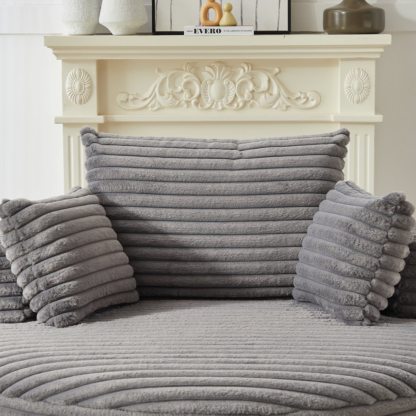 GDFStudio - Divano reclinabile singolo in velluto a coste Emberwood