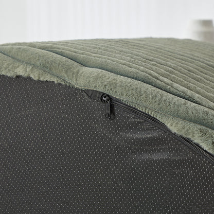 GDFStudio - Divano reclinabile singolo in velluto a coste Emberwood