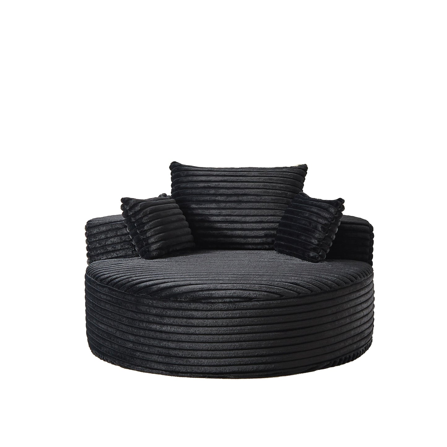 GDFStudio - Divano reclinabile singolo in velluto a coste Emberwood