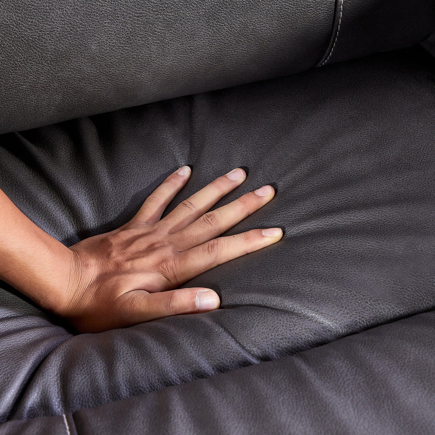 Christopher Knight Home - Poltrona reclinabile girevole Harrison Soft Power con riscaldamento e massaggio, braccioli con cuscino superiore, per spazi abitativi