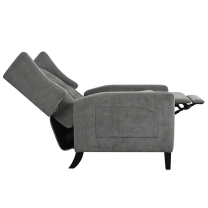 Christopher Knight Home - Poltrona reclinabile Isabella Manual WingBack con tavolo pieghevole e porte USB